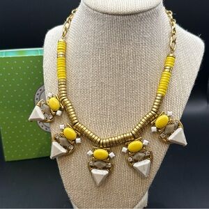 Stella & Dot Pavilion Yellow Statement Necklace